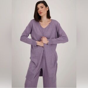 SPANNER sz S, Lilac, Fooler Knit Cardigan, NWT